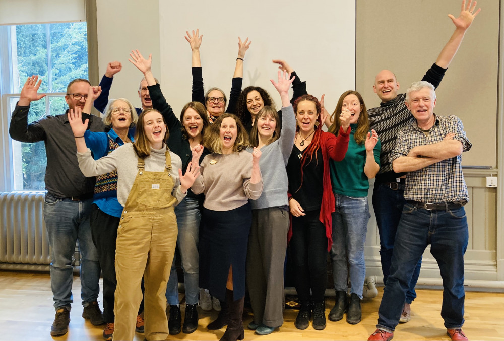 The Green & Healthy Frome team celebrate their recent funding success.