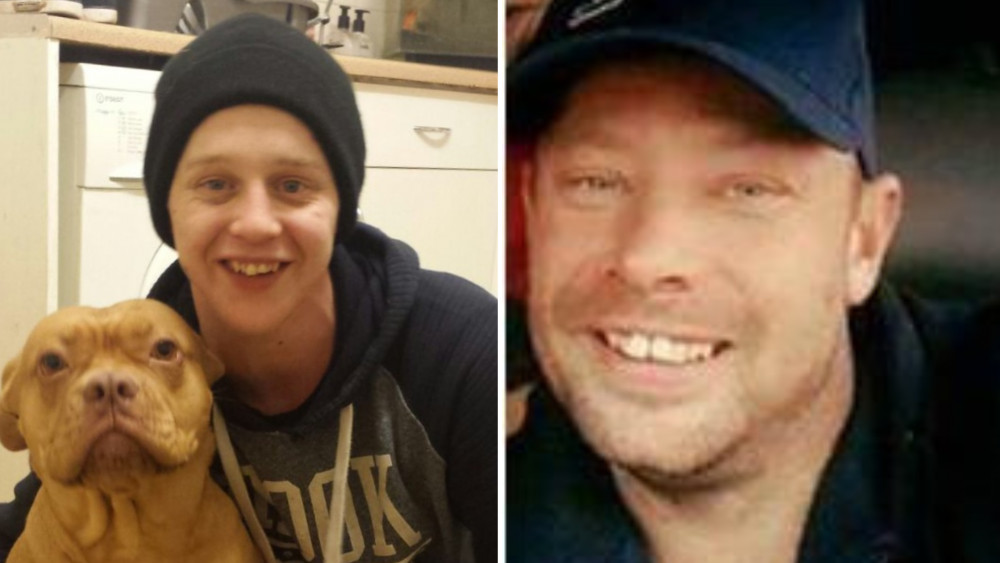 The deaths of Daniel Shaw (left) and Johnny Robbins remain unsolved (image via West Midlands Police)