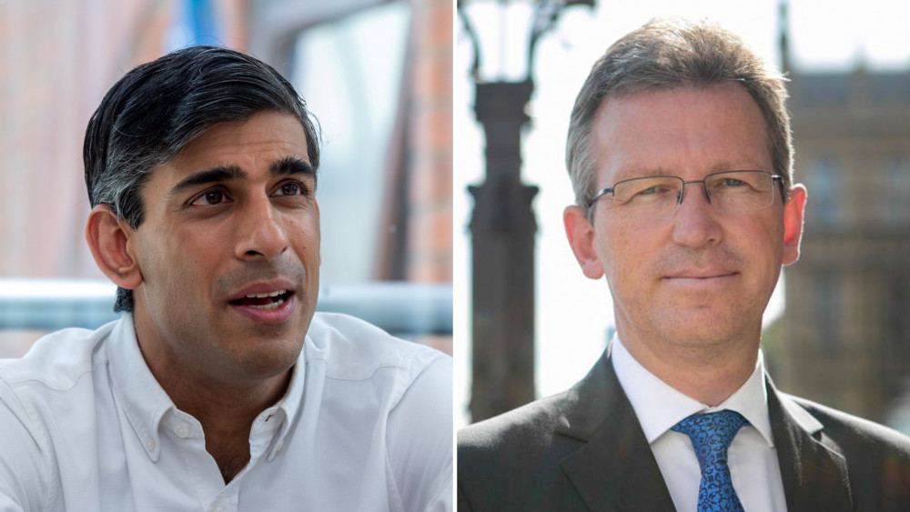 Sir Jeremy Wright asked Rishi Sunak to increase payments for people left disabled after vaccinations (image via SWNS and supplied)