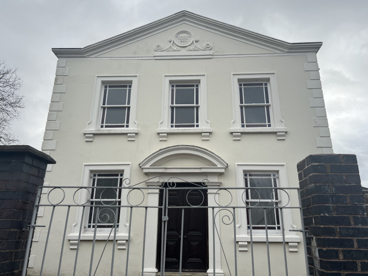 The Old Chapel on Etruria Old Road has reopened as a rentable space for funeral services (Sarah Garner).