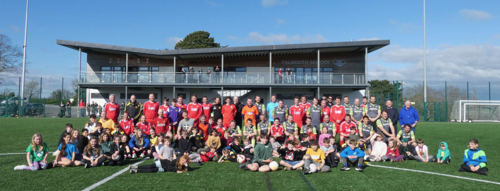 Falmouth Community parents, coaches and children