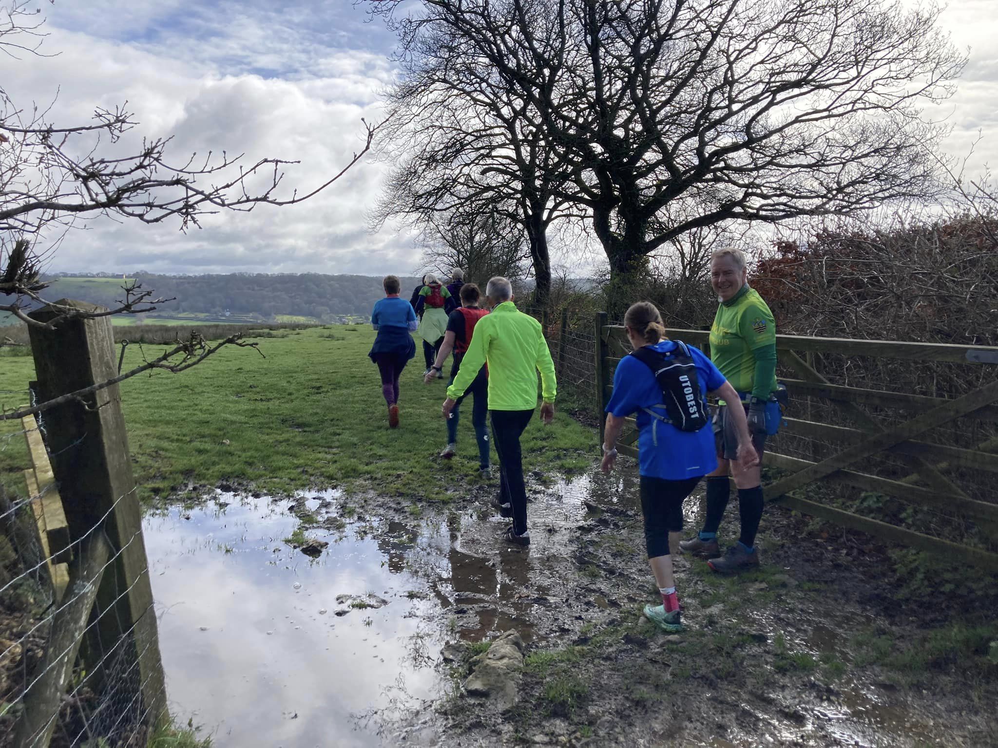 Plenty of mud on Sunday's run with Derek Blackburn (Sidmouth Running Club)