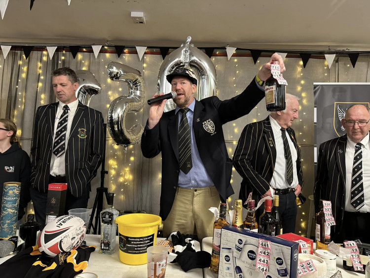 The day included a rugby match, musical entertainment and a charity raffle (Image: Falmouth Rugby) 