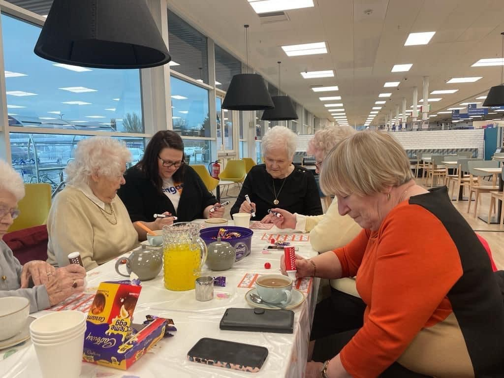 Tea time at Tescos. 