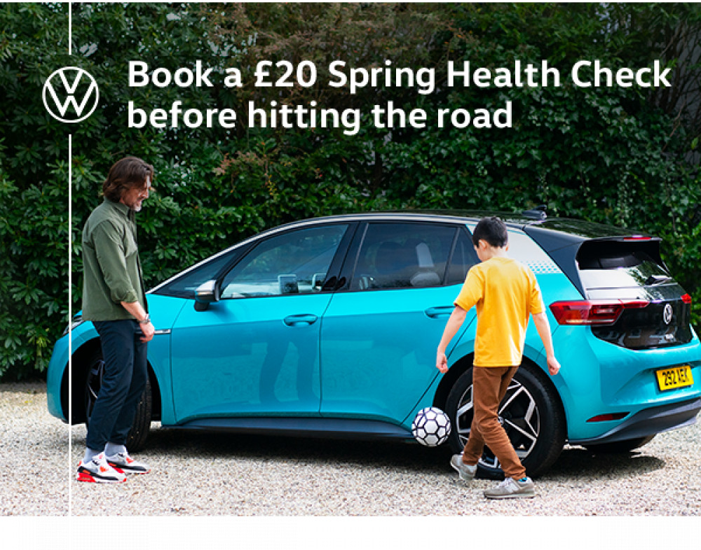 The Swansway Motor Group Offer of the Week is a Volkswagen Spring Health Check - available at Crewe Volkswagen (Nub News).