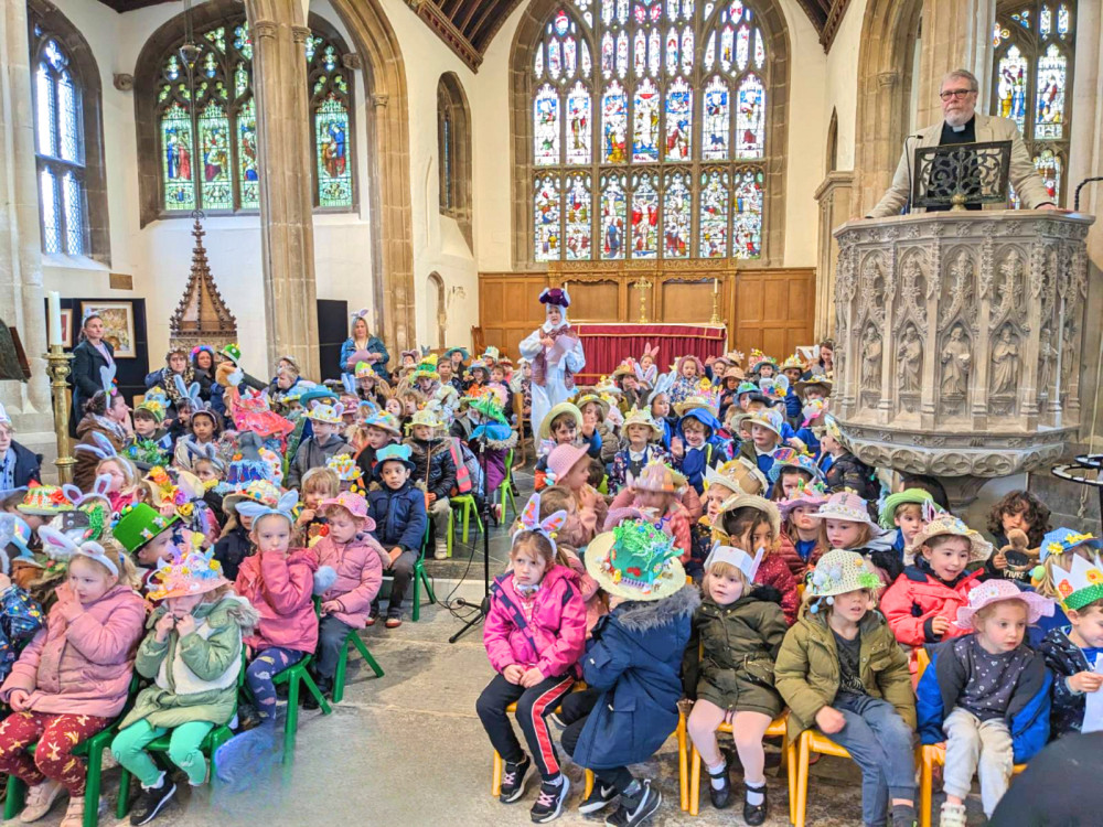 The Easter Service held by St John's Infant School at St John's Church