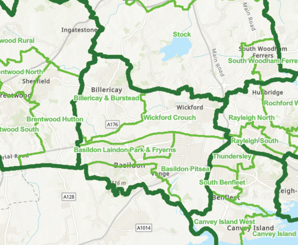 Basildon wards. 