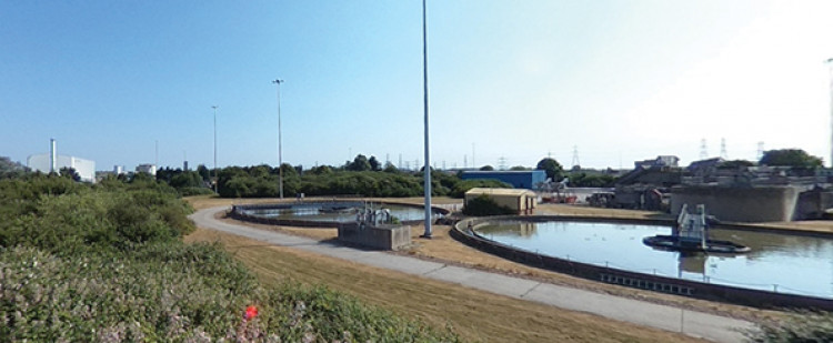 Tilbury's sewage treatment works.