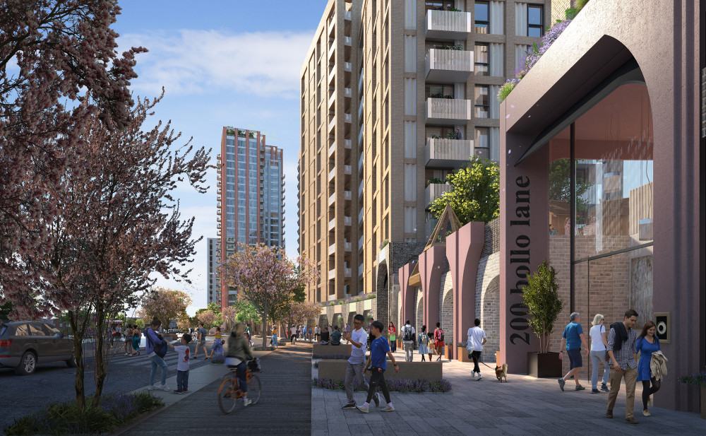 TfL partner with Barratt London to build 900 new homes in Acton. Photo: TfL.