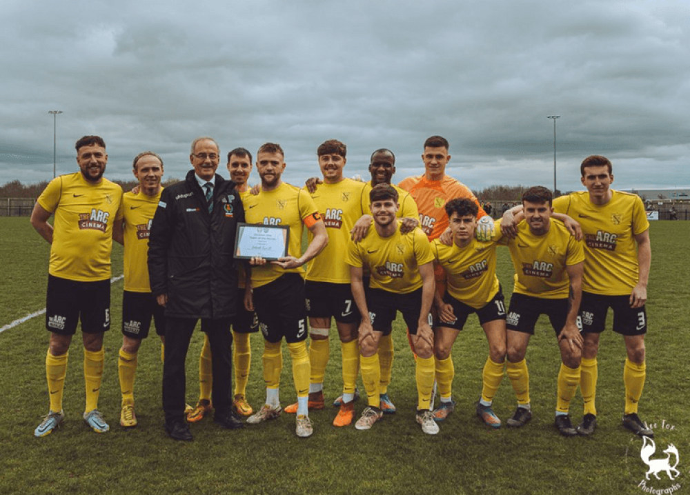 Hucknall Town recorded a convincing win over Clifton All Whites on Saturday in their final home game of the regular season. Photo Credit: Lee Fox Photography.