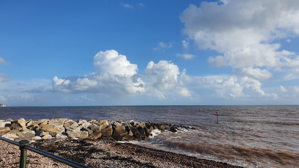 Sidmouth beach suffered 631 hours of sewage discharge in 2023 (Credit: Nub News) 