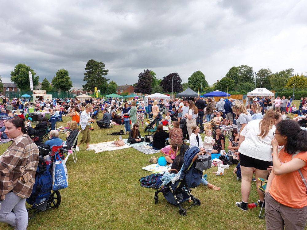 Visitors enjoying Rock on the Rec last year. Image credit: Stamford and District Lions. 