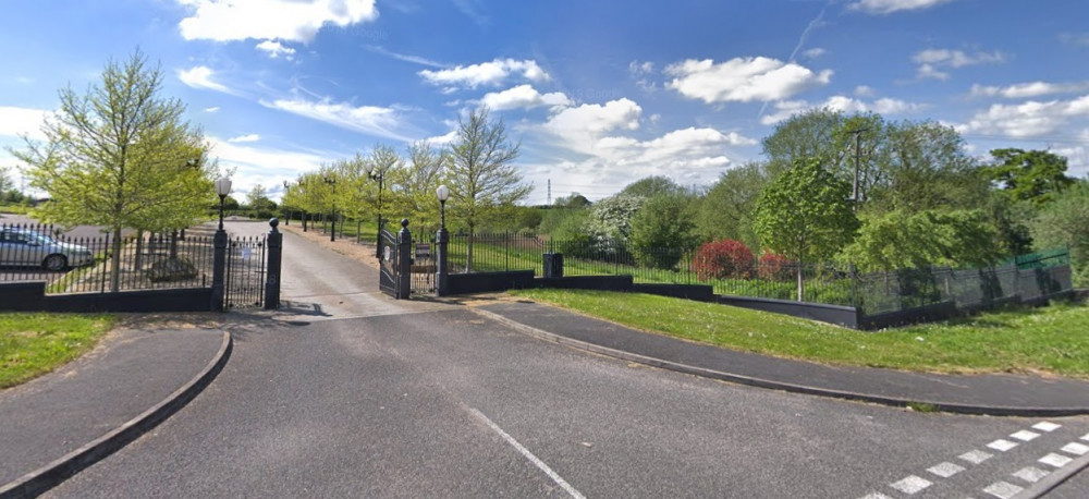 Crewe's Meadow Brook Cemetery, off Minshull New Road (Google).