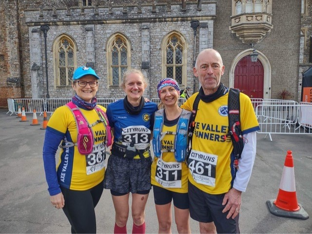 Sarah Herfet, Kerry Board, Suzi Blackett and Andy West at Powderham Castle