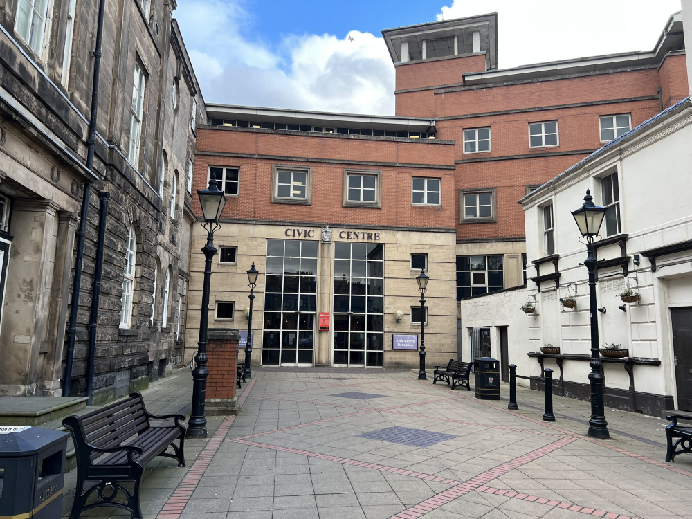 The Civic Centre, Glebe Street, Stoke (Nub News).