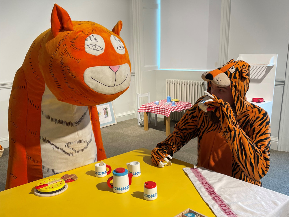 The Tiger Who Came to Tea exhibition © Seven Stories, the National Centre for Children’s Books