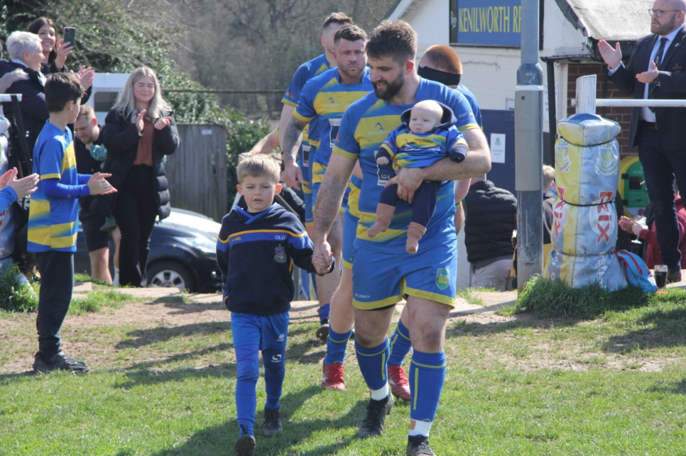 Bobby Thompson led the Kenilworth line for the last time on Saturday (image by Willie Whitesmith)