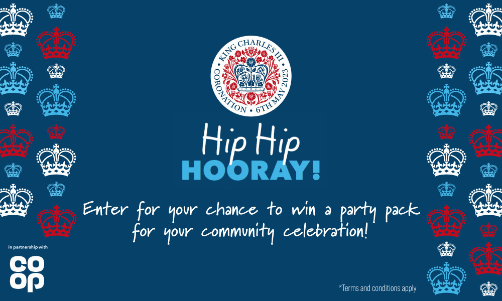 Enter and take the chance to get a pack for your coronation party Enter and take the chance to get a pack for your coronation party