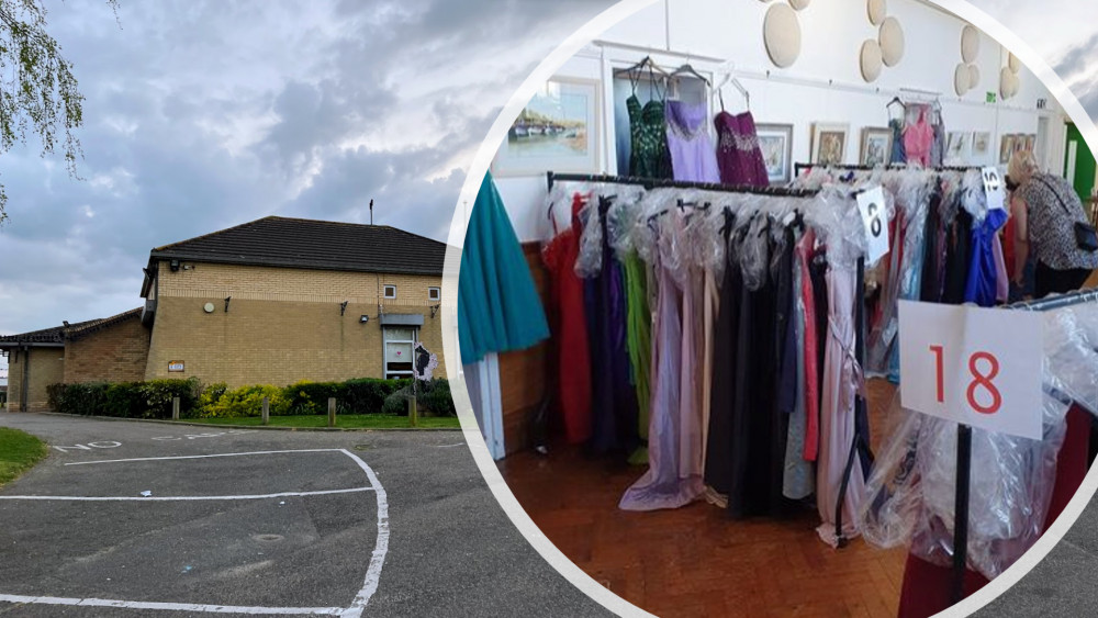 Dresses, suits, shoes, and accessories will be available to donate and collect from Plantation Hall in Heybridge. (Photos: Ben Shahrabi and Heybridge Parish Council)