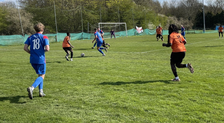 Action from Ashby Ivanhoe's win over Wolverhampton Sporting on Saturday