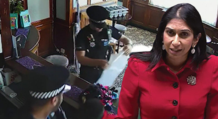 Suella Braverman is said to be furious about the response by Essex Police to a complaint about golliwogs at a Thurrock pub. 