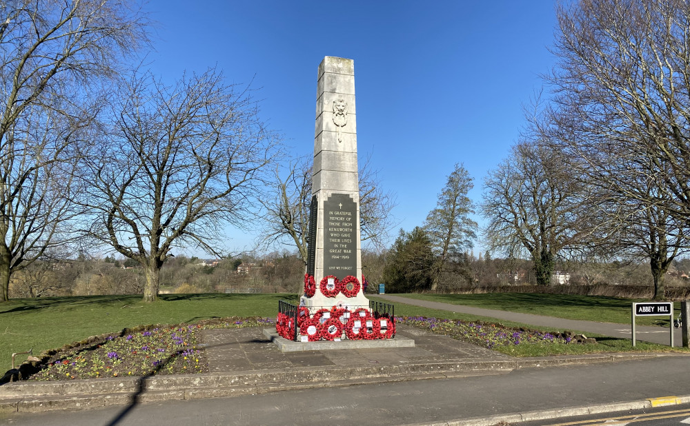 The victim was allegedly robbed near the war memorial in Abbey Fields (Image by James Smith)