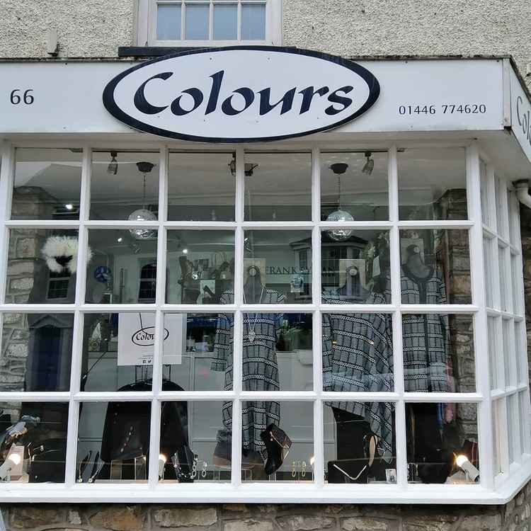 Colours of Cowbridge shop front