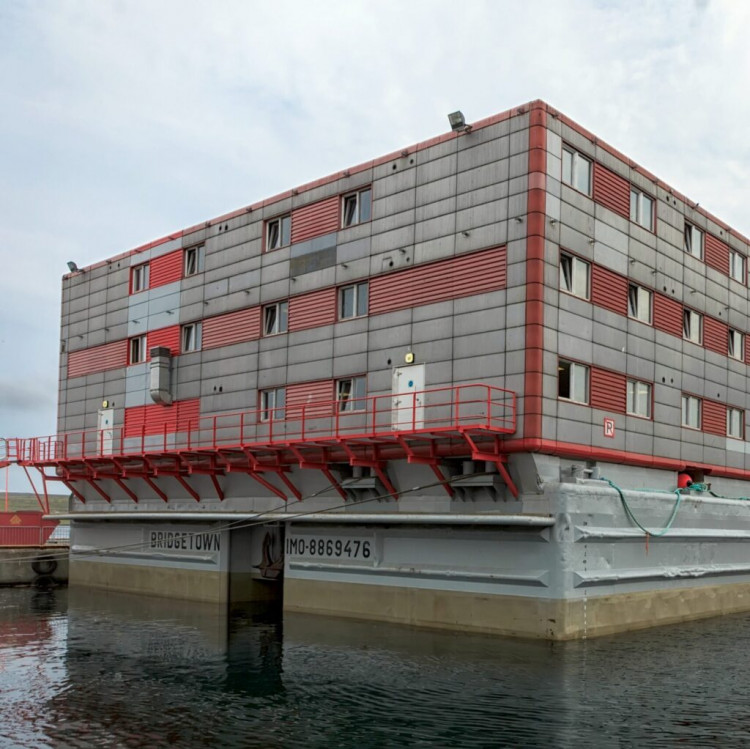 The Bibby Stockholm barge (photo credit: Bibby Marine Limited)