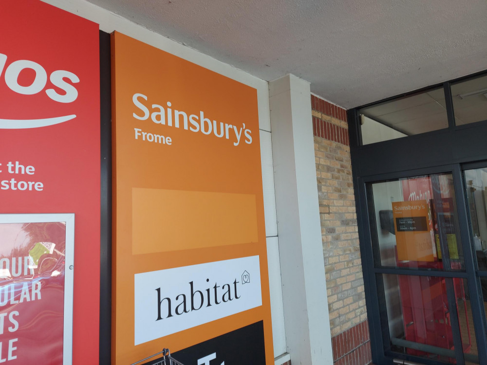 Sainsbury's has a branch in Frome and in Midsomer Norton