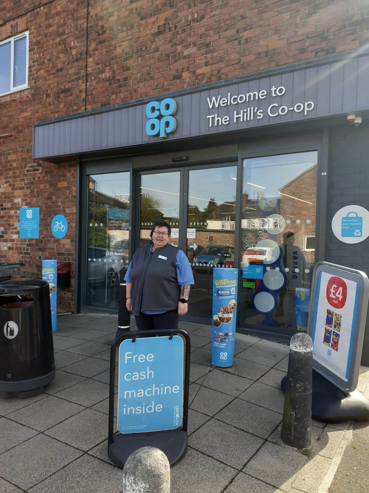 Sandbach's newest Co-op store manager, Debra Hampton. (Photo: Sandbach Nub News) 