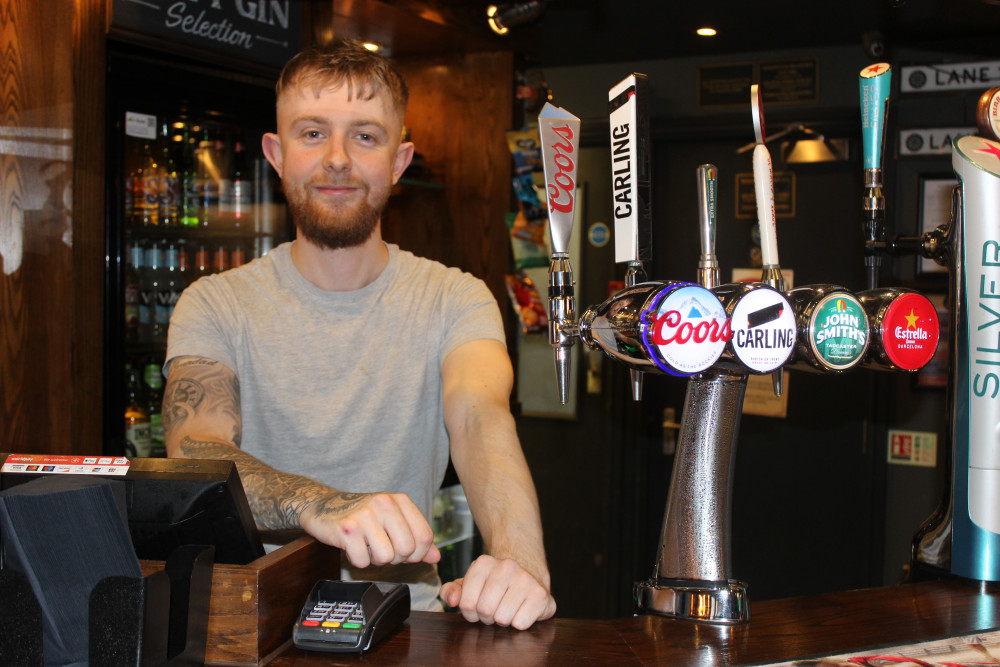 Jack Bellis is one of the two new faces to breathe new life into The White Lion. (Image - Alexander Greensmith / Macclesfield Nub News) 