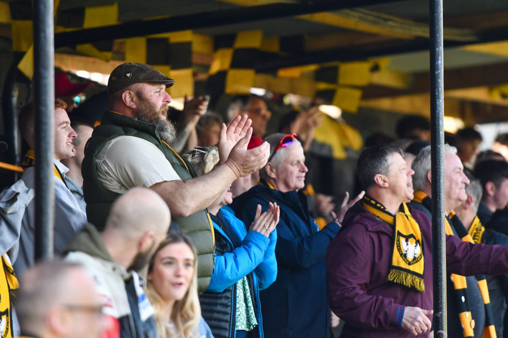 The whole club enjoyed the win on Easter Monday (Image: Falmouth Town) 