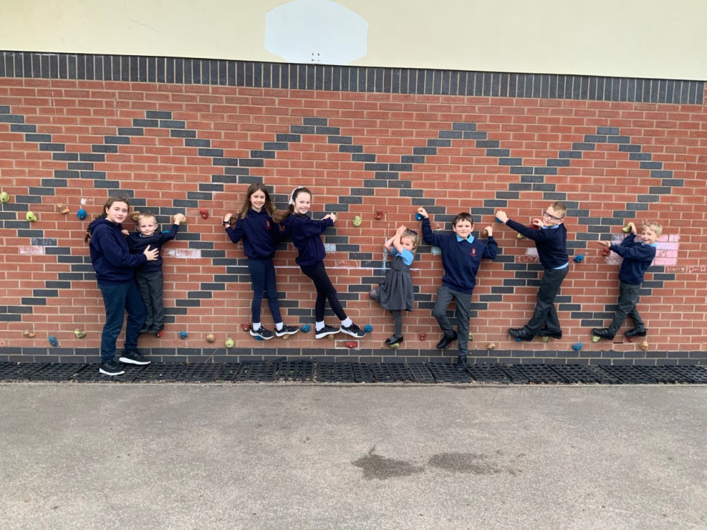 Weston Village Primary School, East Avenue, received a new climbing wall for its playground after Taylor Wimpey donated £1,200 (Nub News).