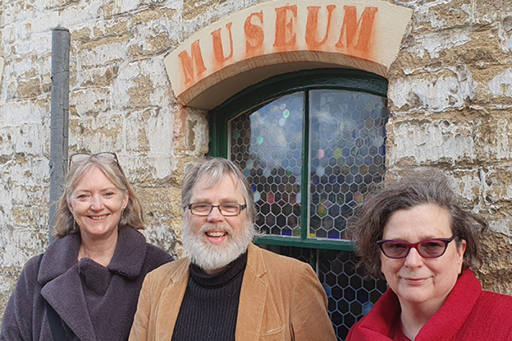 Photo shows Jenny Hartnoll and David Lassman from the Frome Medical Practice Health Connections Team and Lisa Kenwright from Frome Heritage CIC, who run local Heritage Cafes