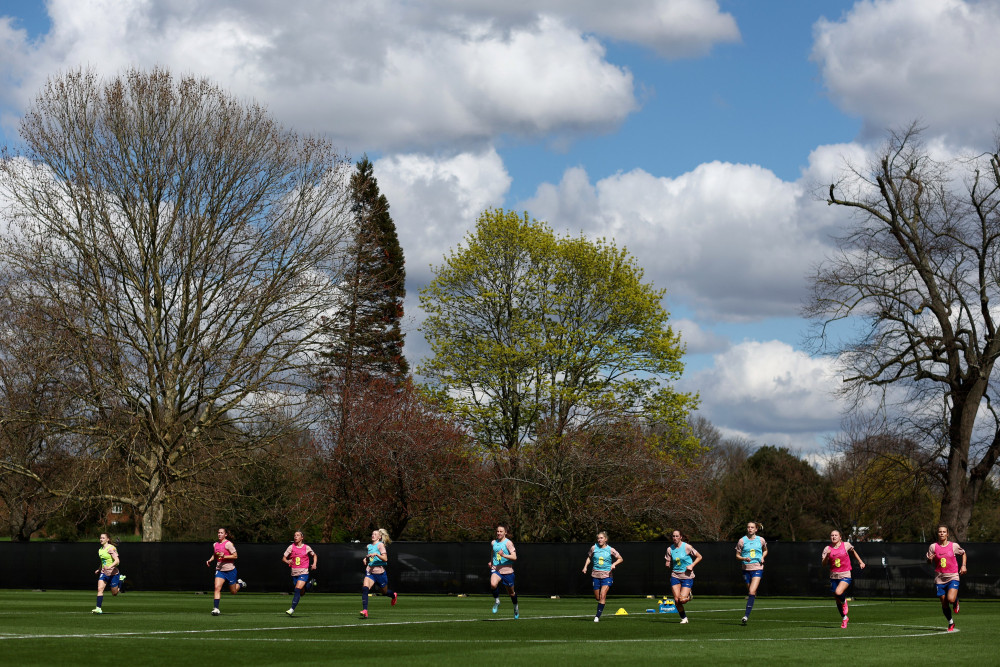 Sarina Wiegman's side have enjoyed a return to Teddington's riverside resort The Lensbury over the last few days (Credit: The Lensbury)