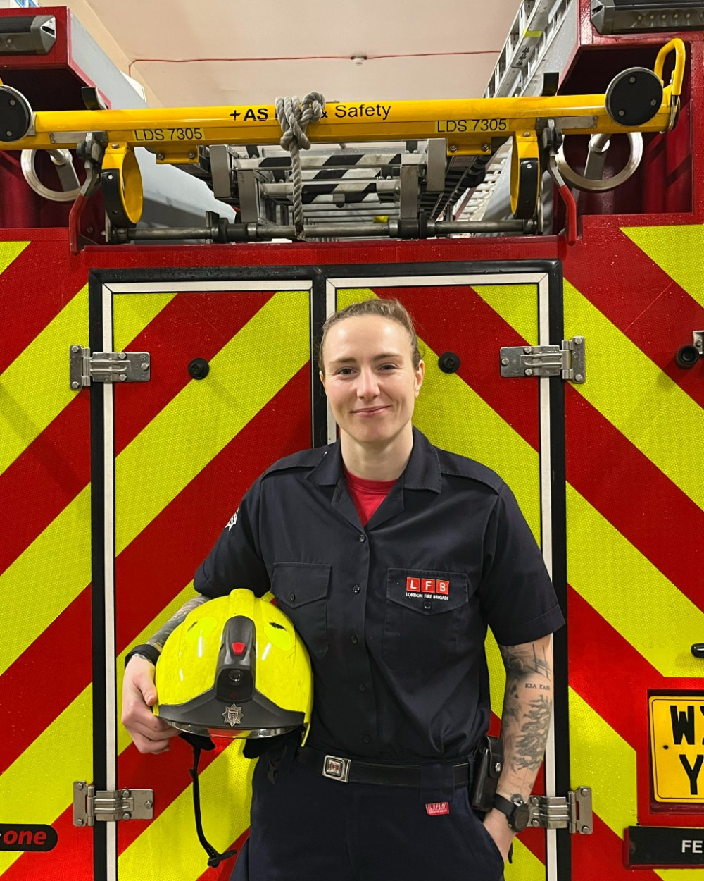 Jade Konkel-Roberts (credit London Fire Brigade)