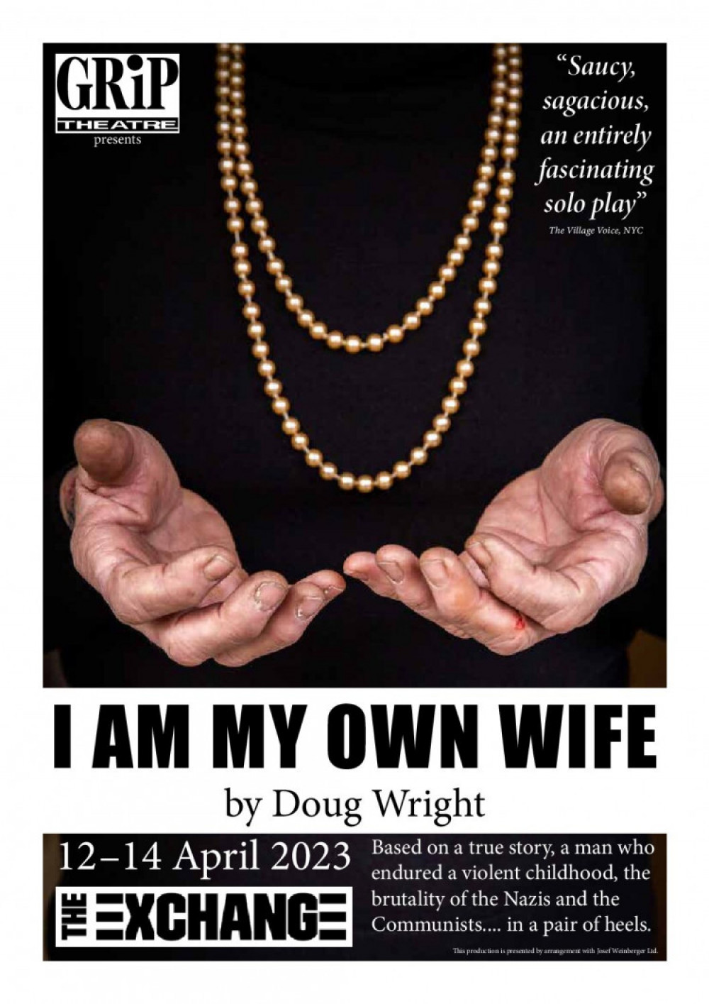 April 12-14 – I Am My Own Wife