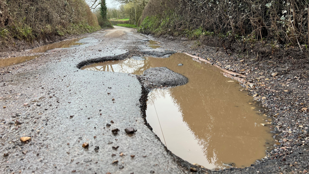 A lack of funding could see Devon's roads deteriorate (photo credit Brad Hardware)