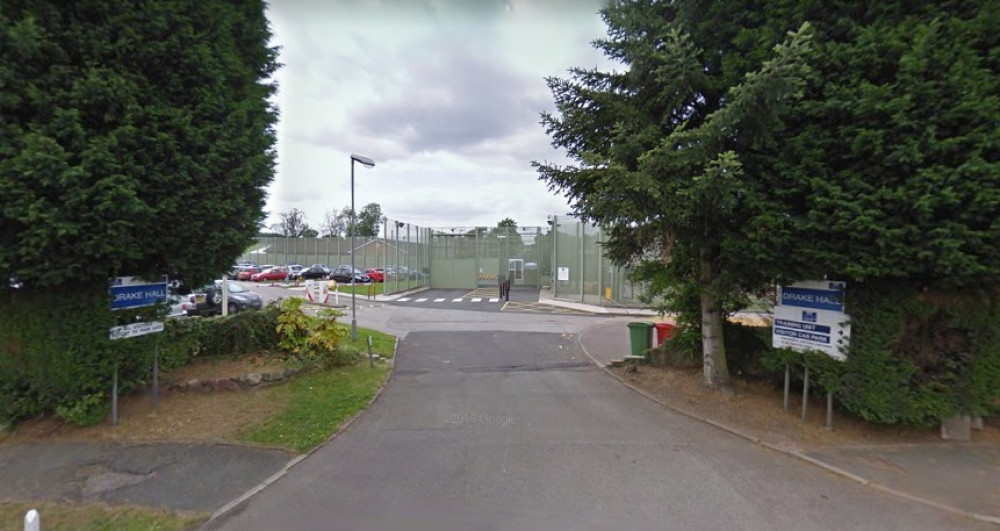 New blocks will be built at HMP Drake Hall, Eccleshall (Google).