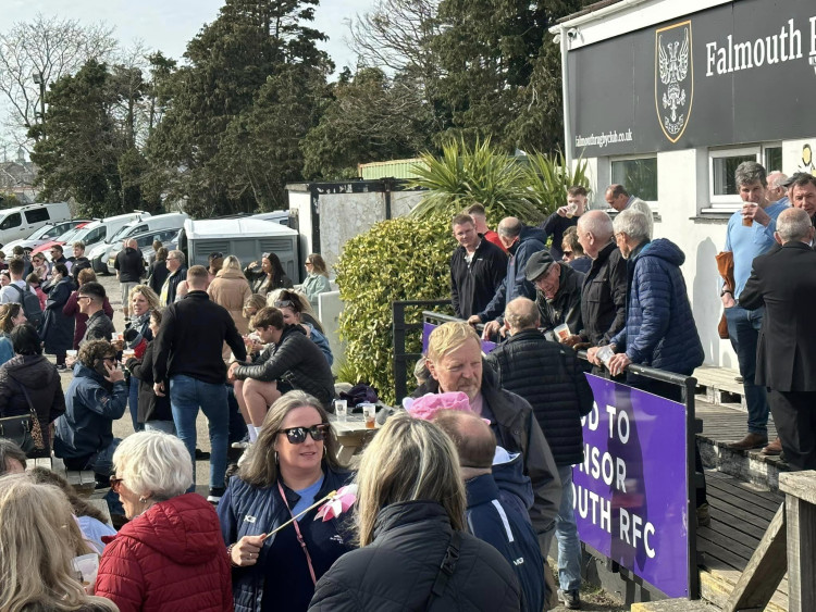 Supporters at the Recreation Ground enjoying the Easter tradition 