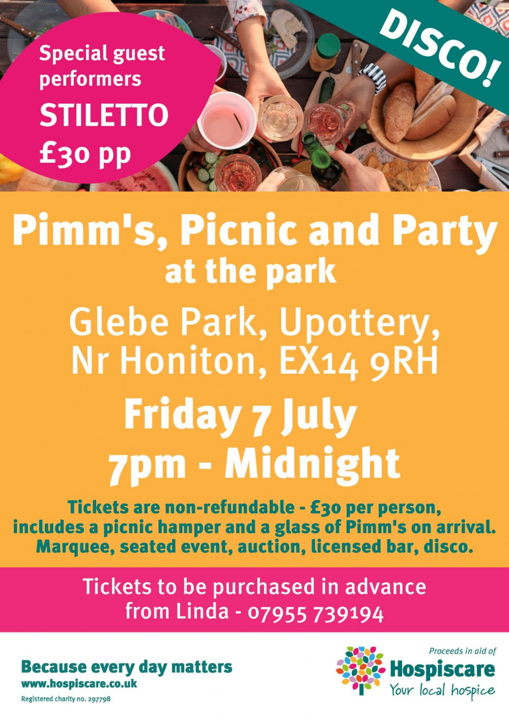 Pimms, Picnic and Party (Hospiscare)