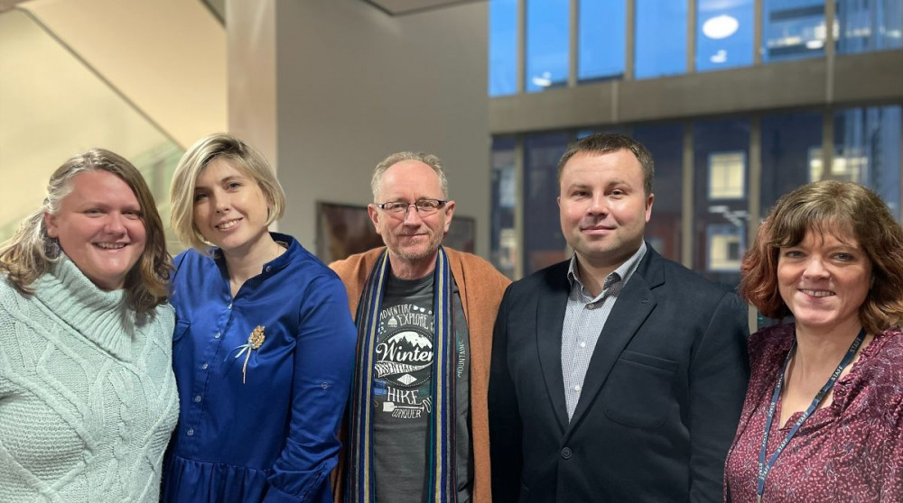 Ukrainian academics have been sharing first-hand experiences of the impacts of the ongoing war with staff and students at Kingston University (Credit: Kingston University)