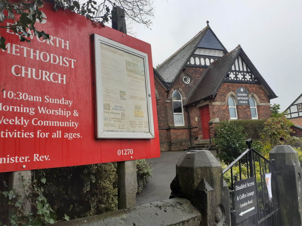 Elworth Methodist Church in Station Road has a dragon exhibition. (Photo: Sandbach Nub News)