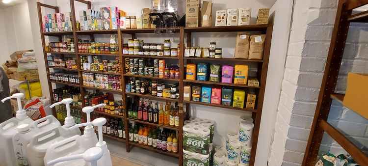 Downstairs, there are also organic and Fairtrade canned and tinned goods
