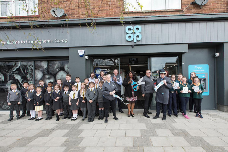 The Co-op store on Gardner Avenue is a focal point for community activity and was visited by local youth organisations when it reopened after refurbishment last year. 