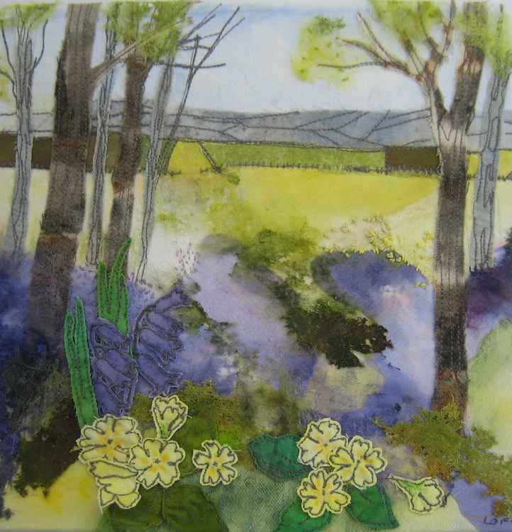 Sue Loft's lovely textured landscapes