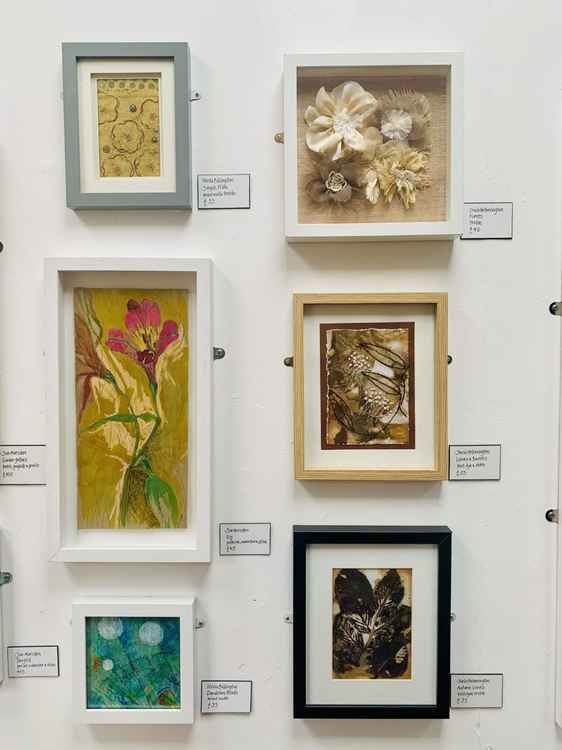 Works by Sue Marsden, Nicola Billington and Sheila Hetherington