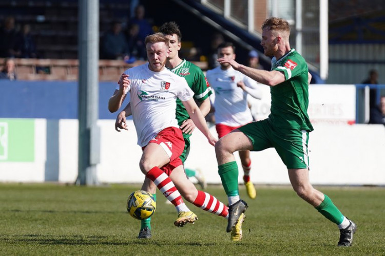 Gorleston FC 'leapfrogged' the Jammers into 13th place in the league. (Photo: Roy Warner)