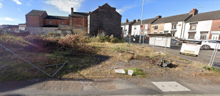 A Google Street View image of the land at Regina Street and Ford Green Road Smallthorne earmarked for eight new flats. (Image - Google)