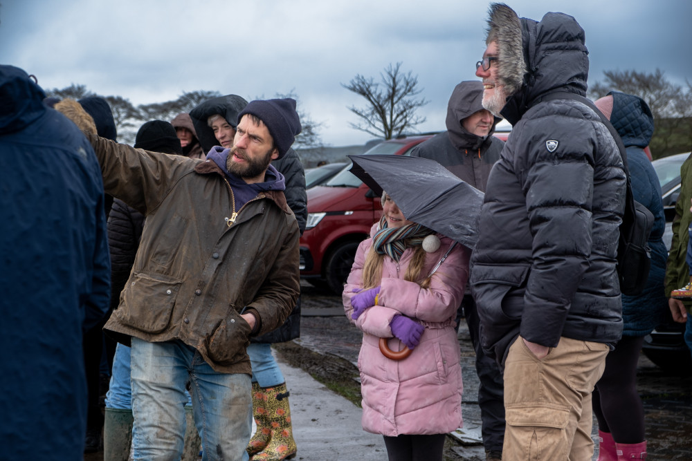 Kelvin shows some guests around. (Image - Ronald McDonald House Charities UK)